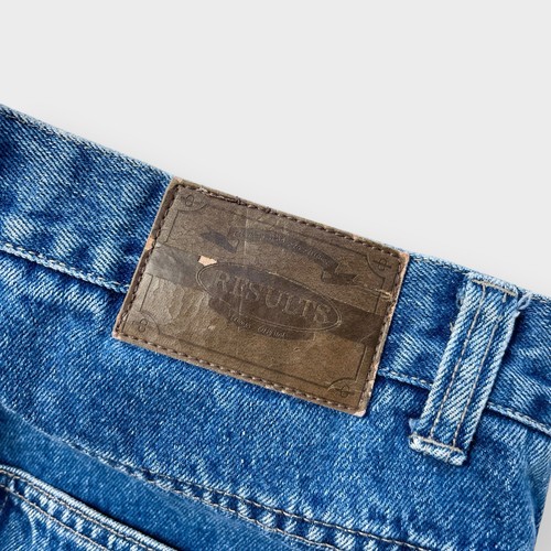 Vtg 90s Results Oversized Jeans, Baggy Skate Grunge Wide Leg 32 x 29, 7 Pocket - Picture 5 of 7