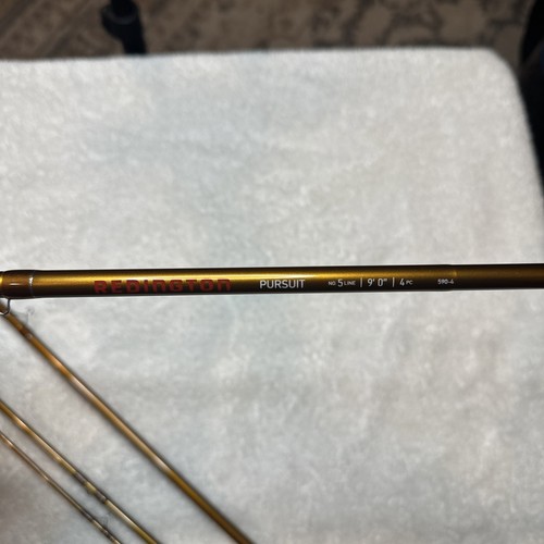 Redington Crosswater Fly Fishing Rod/Reel Combo w/Case - gold, 9 ft, 5WT 590-4 - Picture 7 of 16