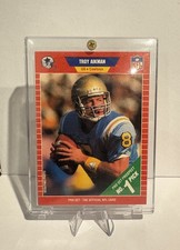 Pro Set 1989 Troy Aikman Dallas Cowboys Rookie #490 NFL Football Card. rookie card picture