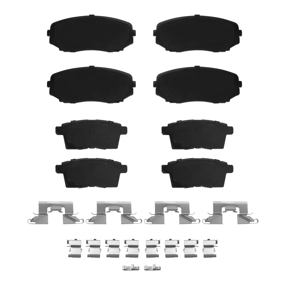 Pastilhas de freio dianteiras e traseiras de cerâmica para 2007-2012 Mazda CX-7 / 2007-2015 CX-9 - Imagem 2 de 4