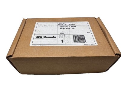 SPX Canada RTU4ZA Fire Alarm RTU C/W 4 Zone Annunciator (NEW)