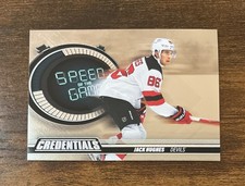 2023-24 Upper Deck Credentials Speed Of The Game #SG23 Jack Hughes Devils