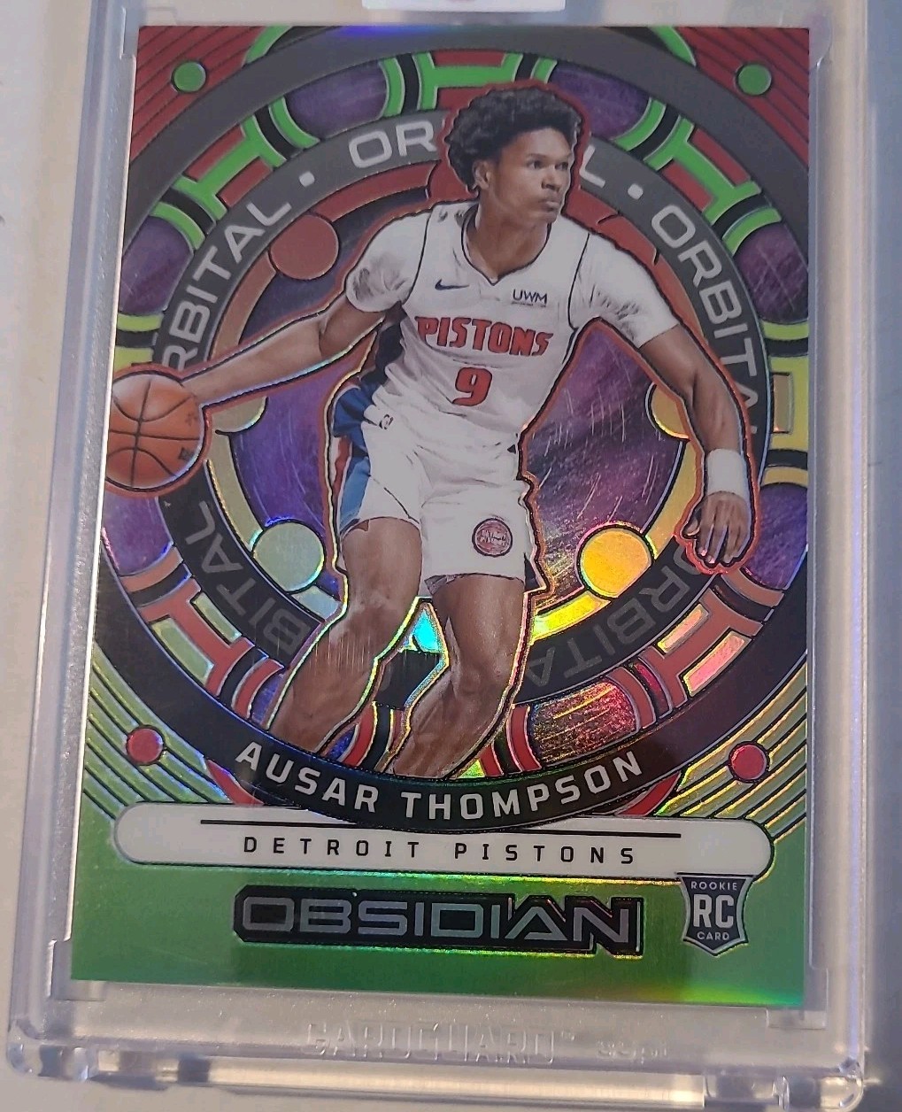 2023 Panini Obsidian Orbital Ausar Thompson Electric Etch Reggae Flood /60 SSP