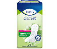 Tena Discreet Slipeinlagen 1X 12 StüCk Inkontinenz Normal 3 Fach 12H Schutz