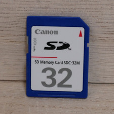 Canon 32MB SD Memory card for Digital Camera SDC-32M GOOD/TESTED Free Ship