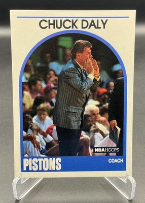 1989-90 NBA Hoops - Chuck Daly #11 - Detroit Pistons