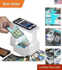 MTG Card Scanner Stand for ManaBox, Adjustable Phone Holder, Sloped Tray Trad...