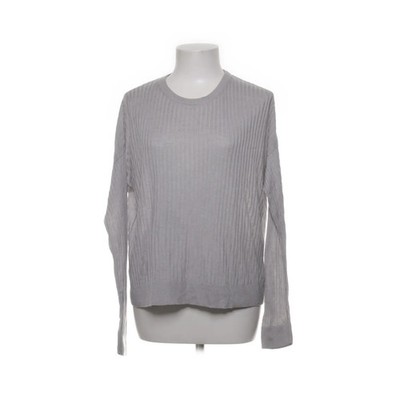 Mango Basics, Strickpullover, Größe: M, Grau, Einfarbig, Rippenstrick #8hp