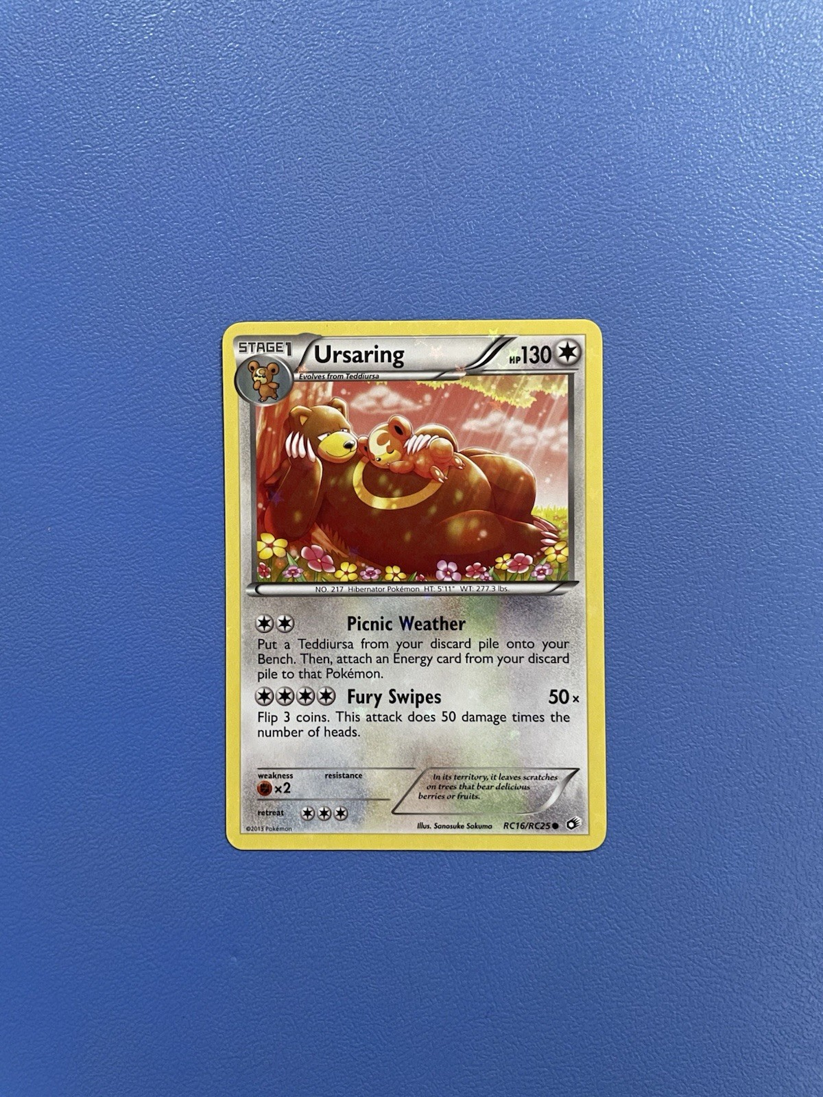 Ursaring RC16/RC25 Holo Legendary Treasures Radiant Collection Pokemon Card (LP)