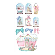 Stamperia Collectables Single-Sided Paper 6"X12" 10/Pkg-Christmas Rose, 10 Desig