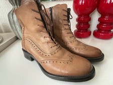 Budapester Damen Boots Stiefelette, Größe 4  (37), Echtleder