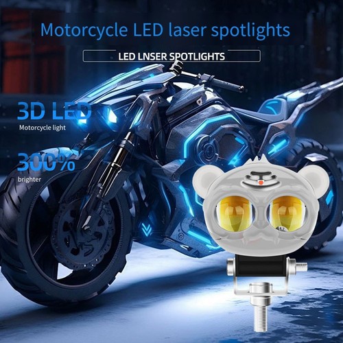 High Visibility Motorcycle LED Fog Light Ideal for Rainy or Foggy Conditions - Picture 6 of 12