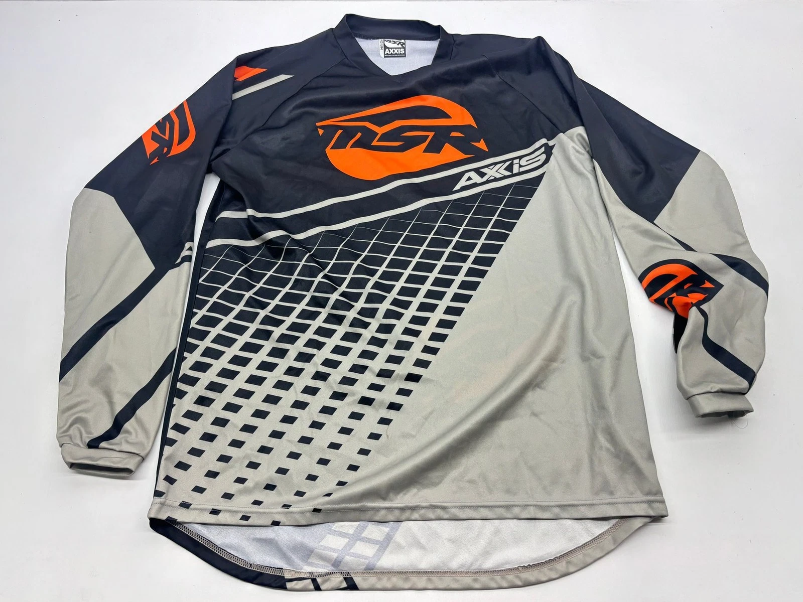 MSR Men's Jersey Medium Black Gray M Riding Shirt Apparel Gear Motocross MX