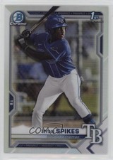 2021 Bowman Draft Chrome Refractor Ryan Spikes #BDC-63 14mx