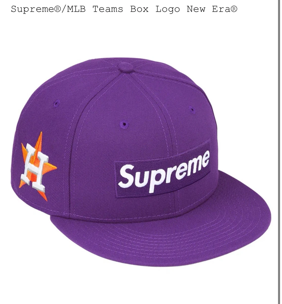 Supreme 紫色纯色帽子男士| eBay