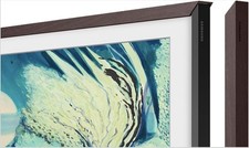 Samsung - 50  The Frame Customizable Bezel - Modern Brown 2021- 