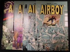 AIRBOY 1-4 IMAGE COMIC SET COMPLETE JAMES ROBINSON GREG HINKLE MATURE 2015 VF/NM