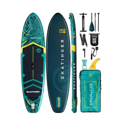 SUP-Board SKATINGER Prana Lava Grün 350x89x15 cm (11'6'') Yoga