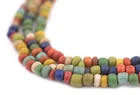 Vintage-Style Medley Java Glass Seed Beads 4mm, 48 Inch Strand Indonesia