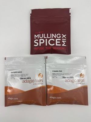 Adagio Teas (3) Tea Pumpkin Spice Masala Chai Mullingx Spice Mix