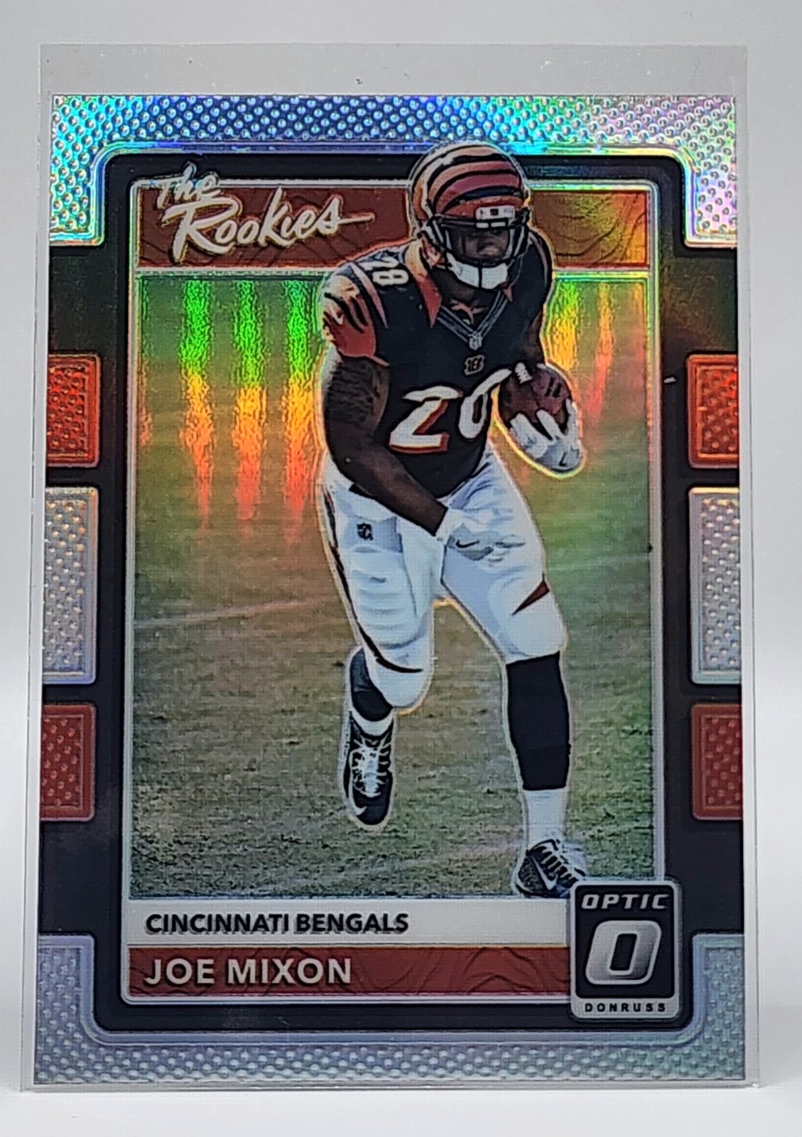 2017 Donruss Optic #14 Joe Mixon The Rookies holo