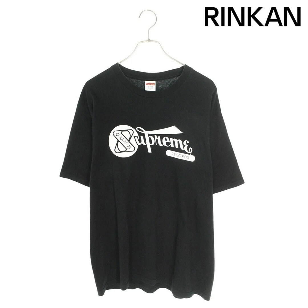 Supreme 24SS Records Tee Record Logo Print Homme L Occasion f488fcb47b66c5f2b0b369e37