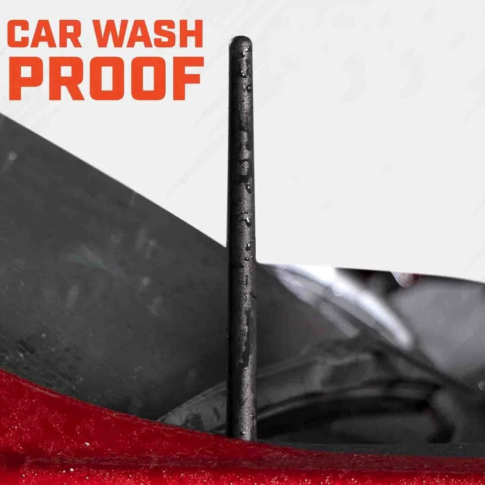 FOR 2009-2025 Ford F-150 - 6 3/4" SHORT Custom Rubber Antenna Mast AL3Z18813A Foto 3 de 4