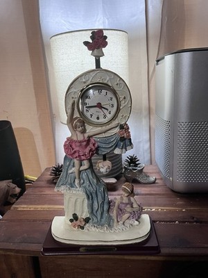 Ballerina Figurine Clock From Premier Collection. Porcelain Ballet Dancer