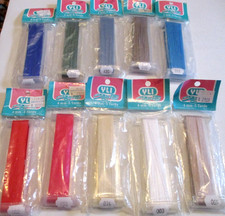 YLI 4mm 5 Yards Silk Ribbon Lot Of 10 Made in Japan Embroidery, Other Crafts NIP