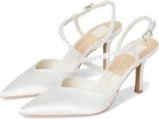 Dolce Vita Womens Kamra Pearl 9, True White Satin