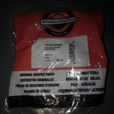 #ad #ad Briggs and Stratton 1606554SM Idler Pulley 4.375 OD Genuine OEM New Old Stock $42.49