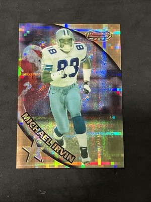 1997 Stadium Club - Bowman's Best Preview Michael Irvin #BBP8 Atomic Refractor