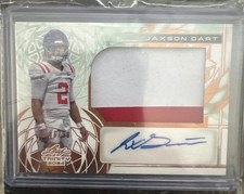2024 Leaf Trinity - Patch Auto Jaxson Dart #PA-JD1 Bronze /99 (AU, MEM, RC)