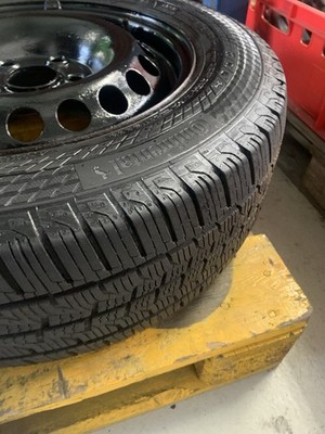 Kompletträder für VW T 5 T6 Continental 215/65/16c 95H 7mm Schwarz Lackiert
