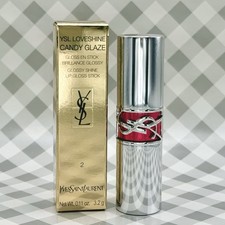 YSL Loveshine Candy Glaze Lip Gloss 02 Healthy Glow Plumper Full Size    BNIB     