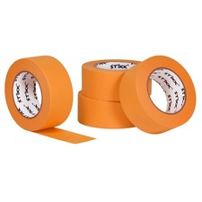 STIKK Painters Tape - 4pk Orange Painter Tape - 2 inch x 60 Yards - Paint Tap...