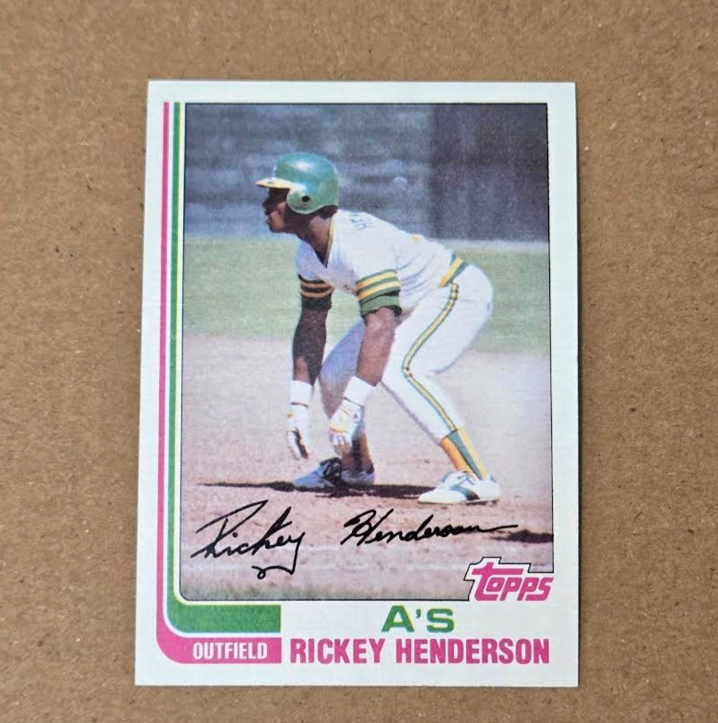 1982 Topps Rickey Henderson #610