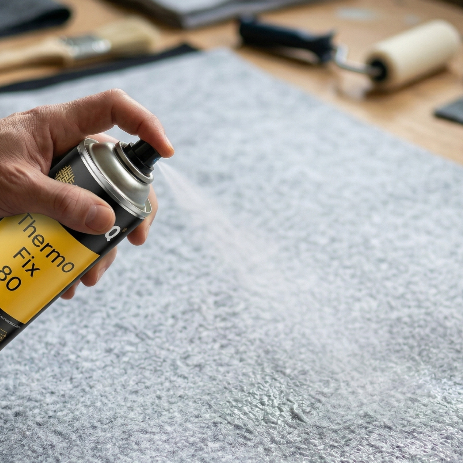 Adesivo spray feltro adesivo THERMOFIX tetto schiuma giunto flessibile forte foto 2