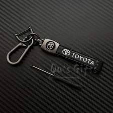 Toyota Genuine Leather Keychain US Seller Free Shipping