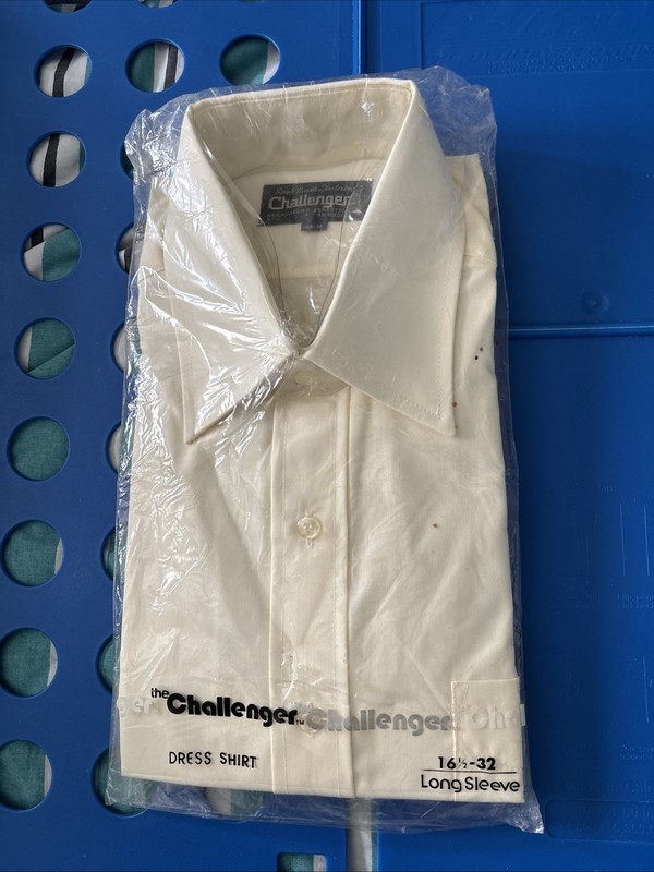 Kmart Vintage Button Down Shirt,  collar 16.5 size 32 NWT