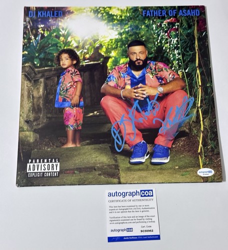 DJ Khaled Signed Father Of Asahd Vinyl  Jay Z Kim Kardashian Yeezy