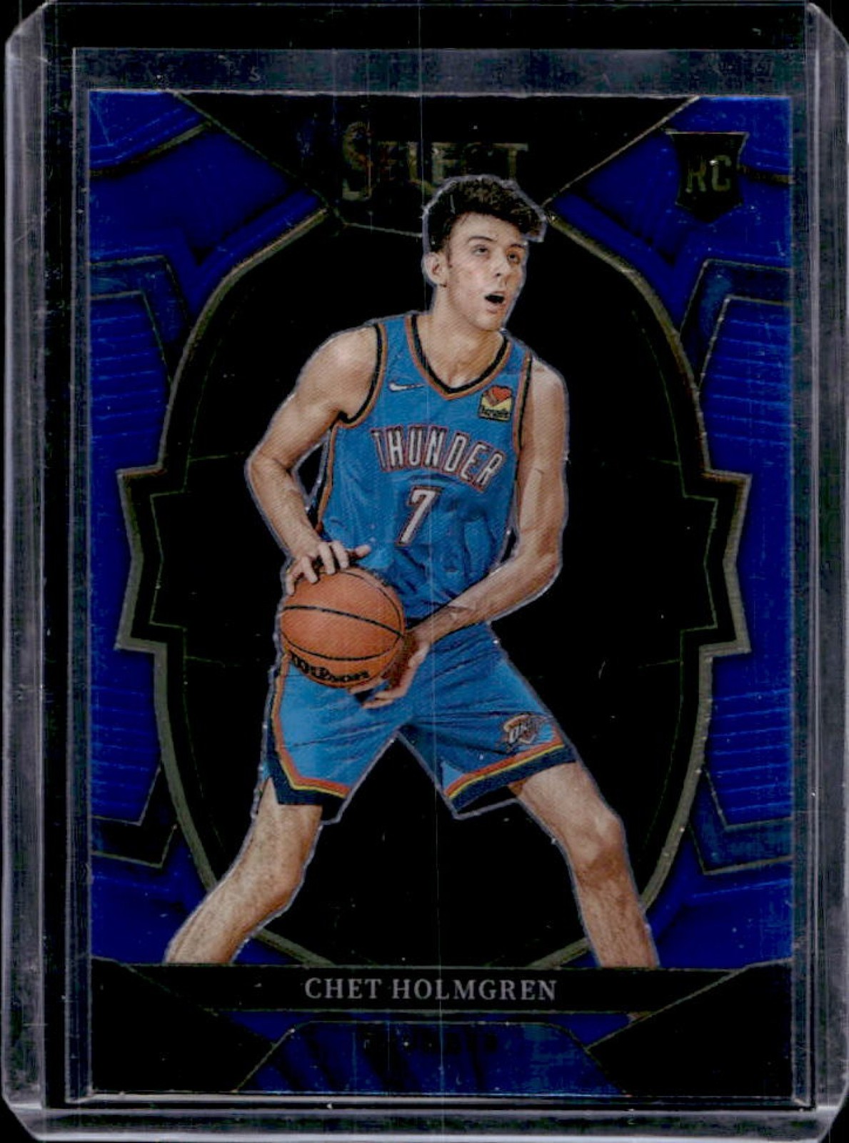 2022-23 Select Chet Holmgren RC Blue (Retail ) Concourse #83 Thunder