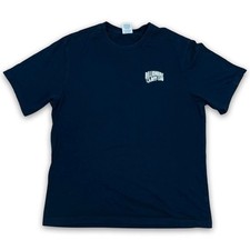 Billionaire Boys Club (BBC) Small Grey White Arch Logo Navy T-Shirt - XL