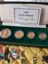 1980 Gold Proof Sovereign Four-Coin Set