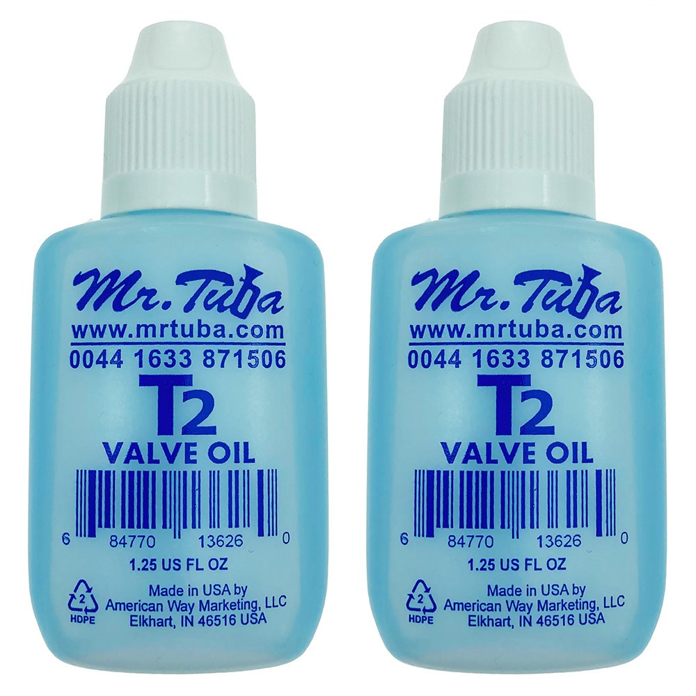 Mr Tuba Valve Oil T2 for Trumpet Cornet All Brass Instruments (Piston Valve) x 2