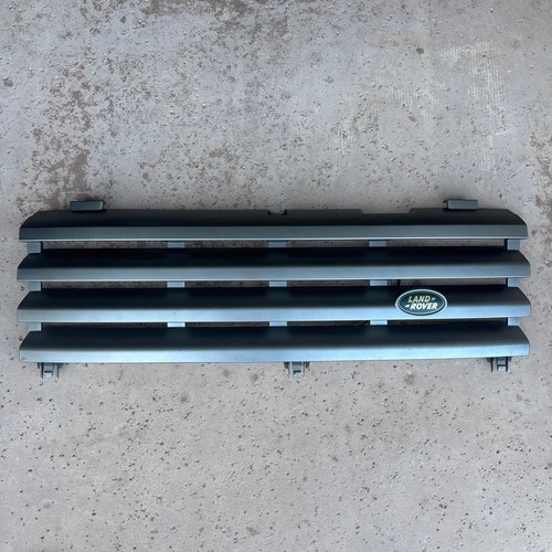 Land Rover Front Radiator Grille Horizontal Slat Matte Grey OEM Badge Grille