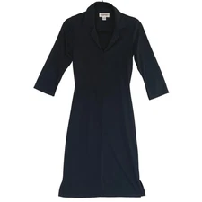 Esprit Black Dress XS Sheath Midi Career Business Professional Minimalist