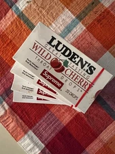 4 x Supreme x Ludens Wild Cherry Cough Drops FW18 – Brand New Sealed Boxes