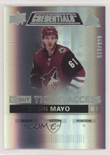 2021 Upper Deck Credentials Debut Ticket Access /999 Tier 1 Dysin Mayo #65 07g7