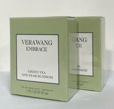 2x Vera Wang Embrace Green Tea & Pear Blossom Edt 30ml